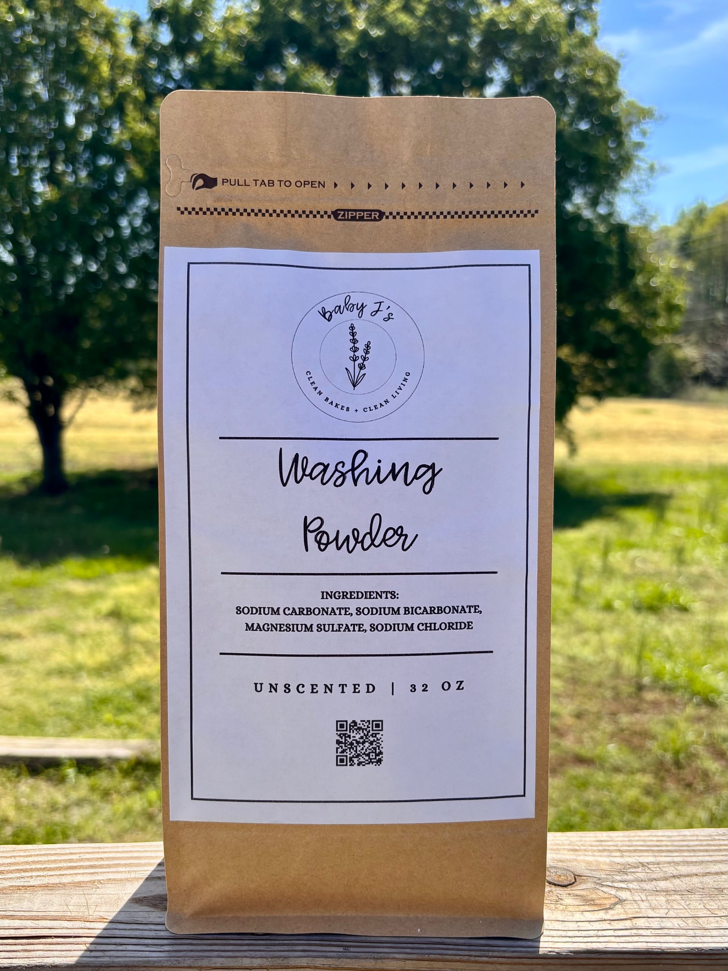 Non-Toxic Handmade Laundry Detergent Powder – 32 oz Bag