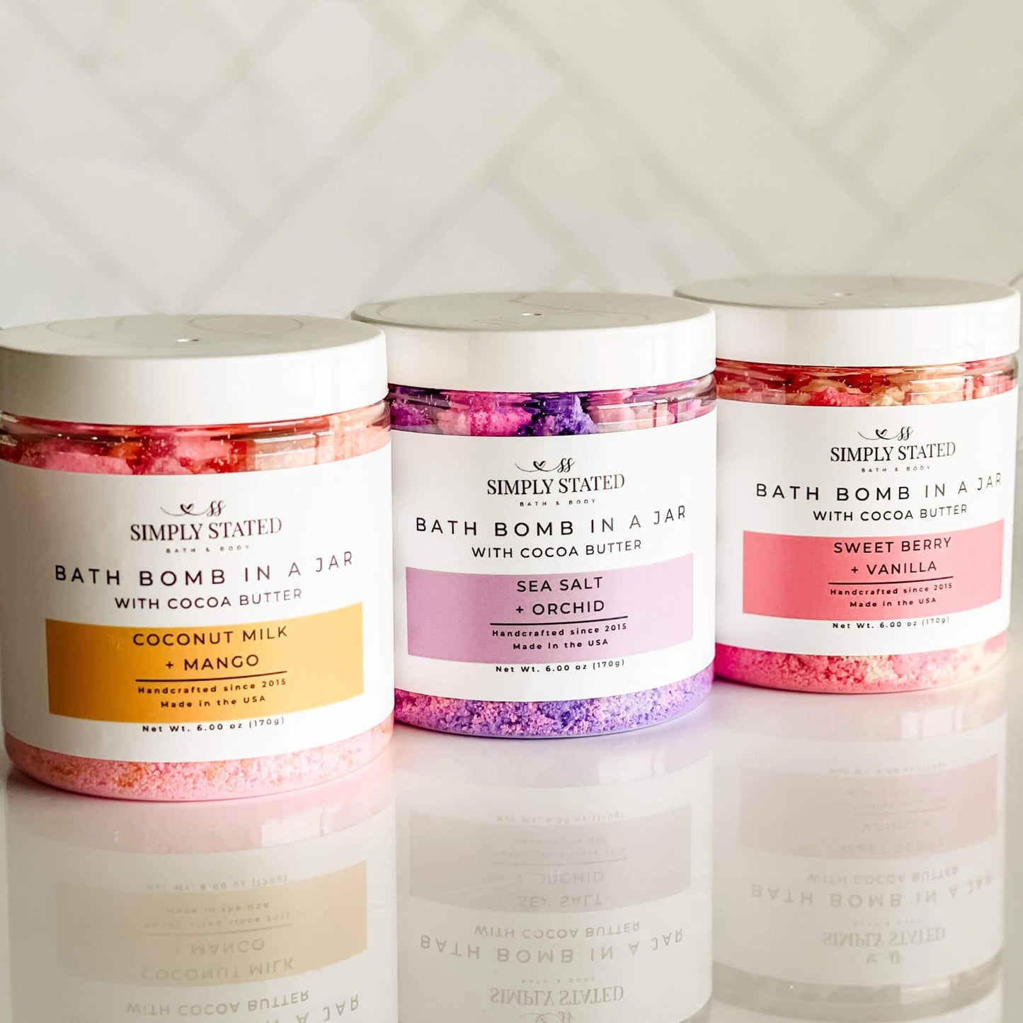 Sweet Berry + Vanilla Bath Bomb Powder