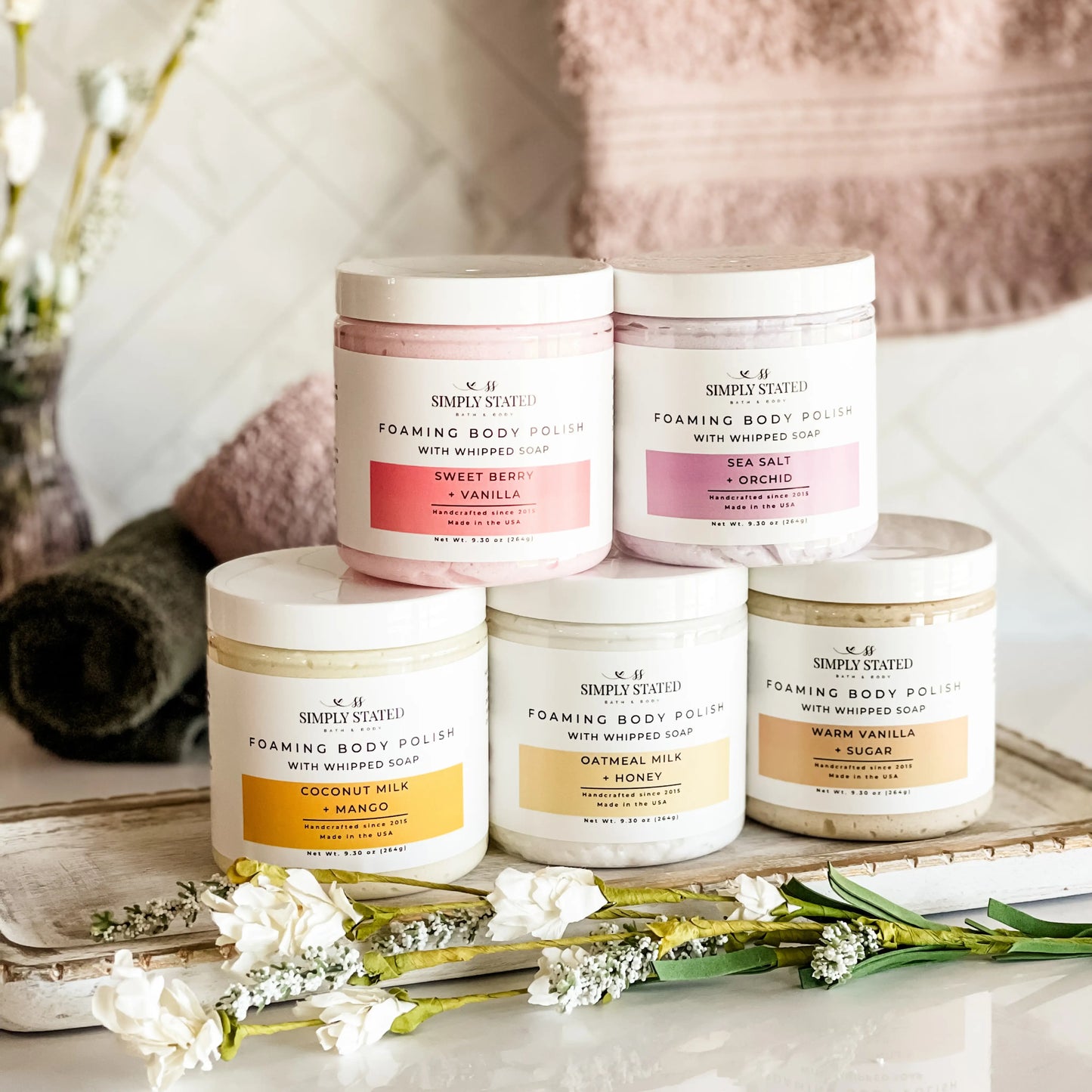 Sea Salt + Orchid Foaming Body Polish