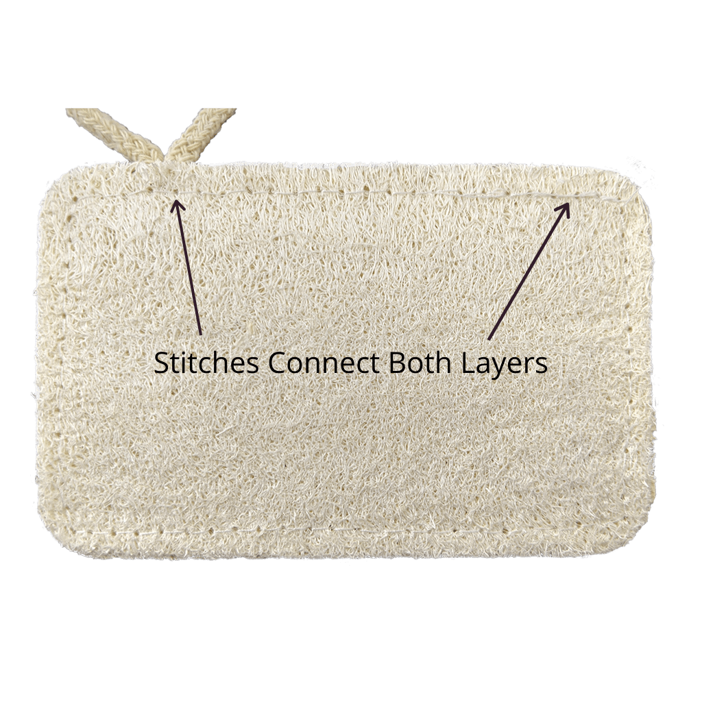 Eco Dish Washing Scrubbers 3 Pack - Loofah