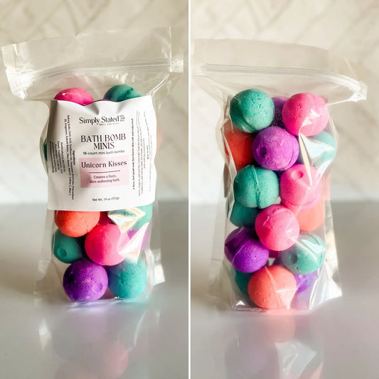 Unicorn Kisses Bath Bomb Minis (18-count)