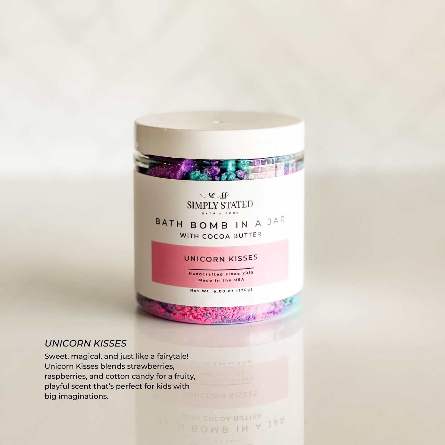Unicorn Kisses Bath Bomb Powder