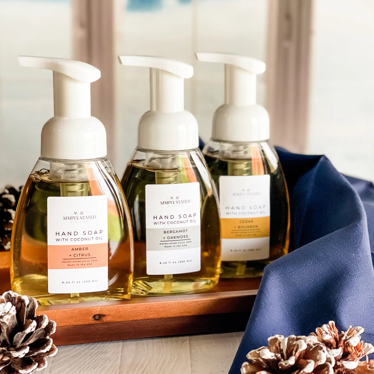 Cedar + Bourbon Men’s Foaming Hand Soap
