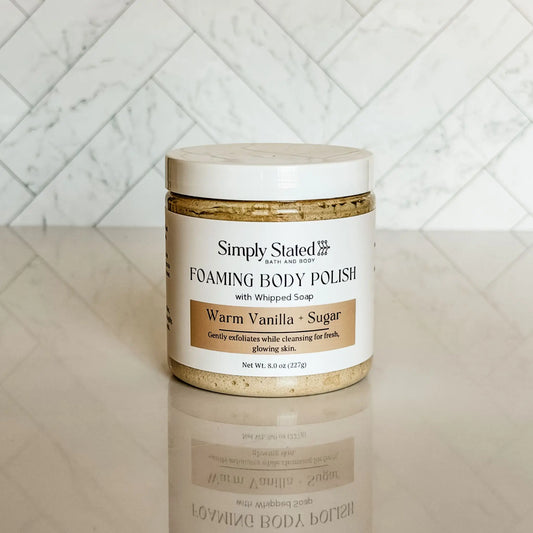 Warm Vanilla + Sugar Foaming Body Polish